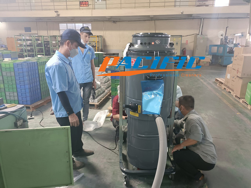 Máy hút bụi công nghiệp Delfin DM3 hút mạt kim loại