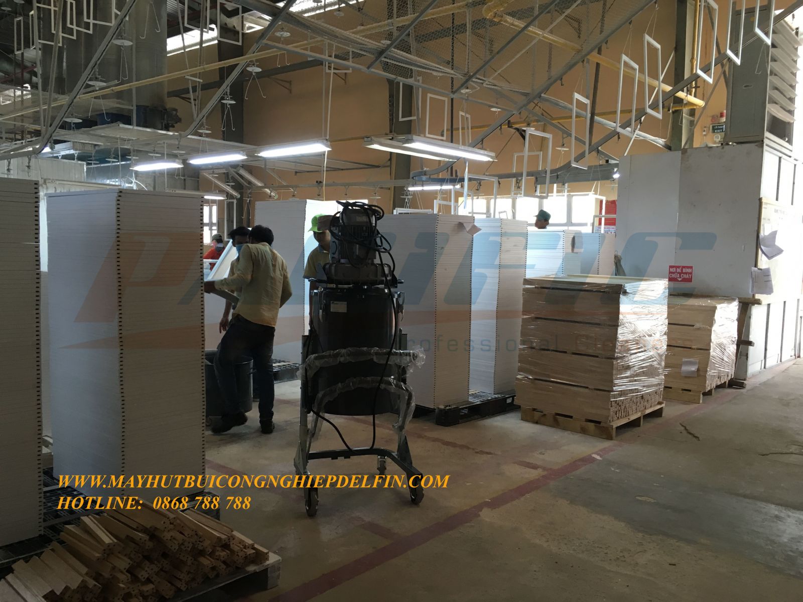 MÁY HÚT BỤI CÔNG NGHIỆP DELFIN DÙNG CHO NHÀ MÁY GIẤY